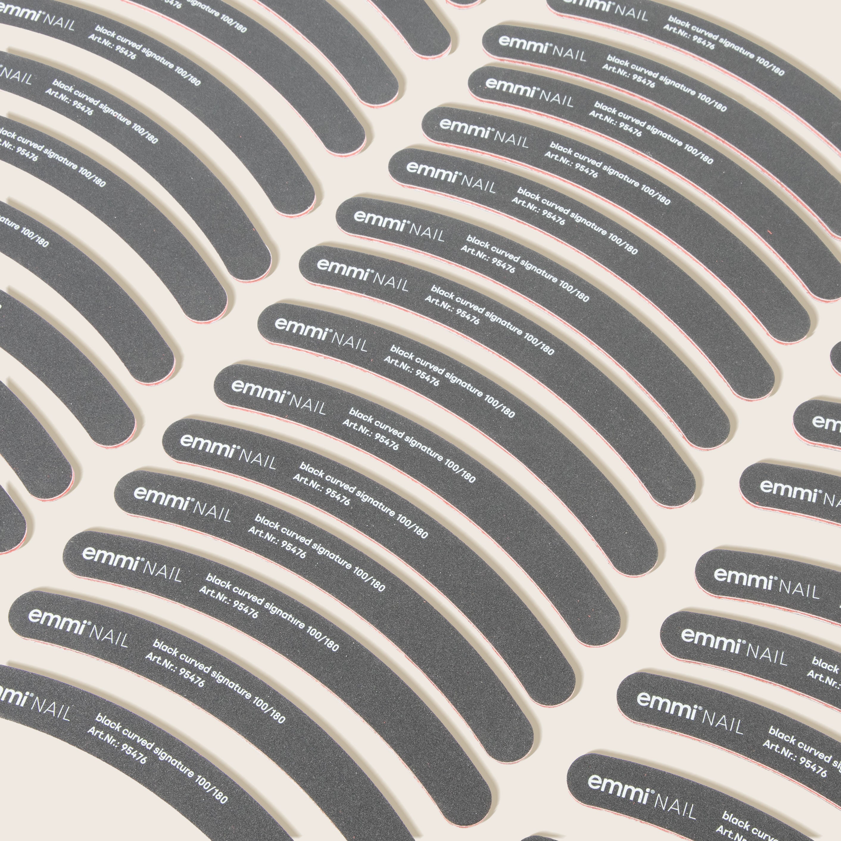 Ergonomicfeile black curved signature 100/180