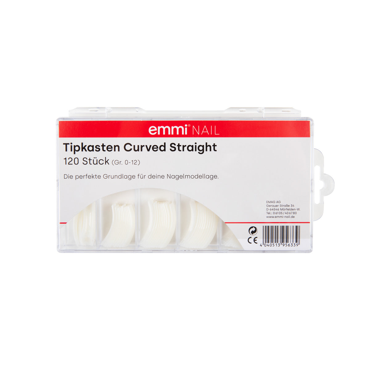 Tipkasten "Curved Straight" 100St.