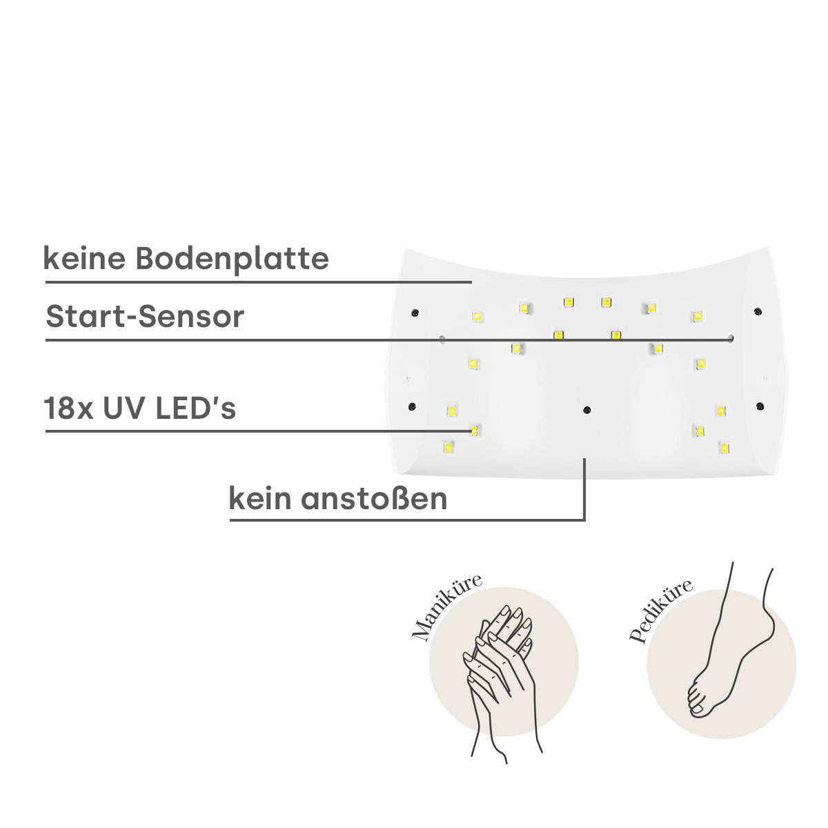 Emmi Curve UV/LED Nagellampe