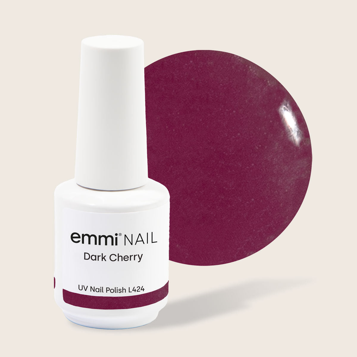 Shellac UV Polish Dark Cherry 15ml -L424-