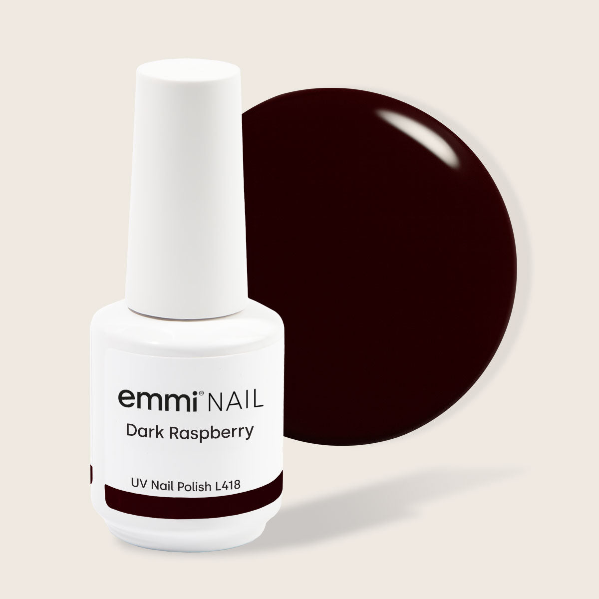 Shellac UV Polish Dark Raspberry 15ml -L418-