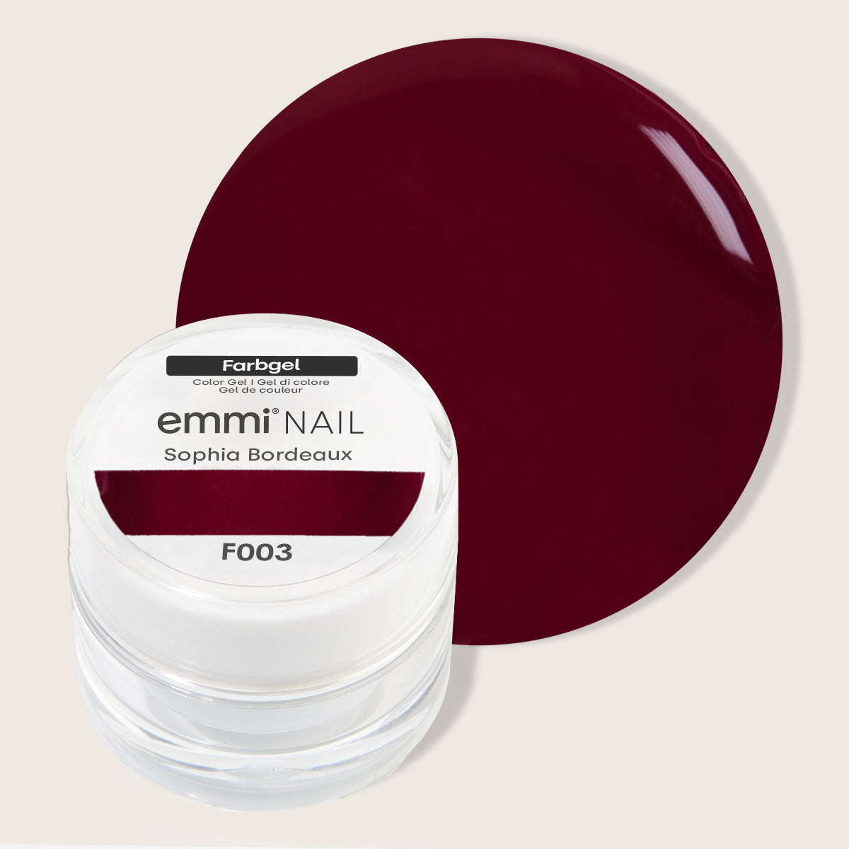 Emmi-Nail Farbgel Sophia Bordeaux 5ml -F003-