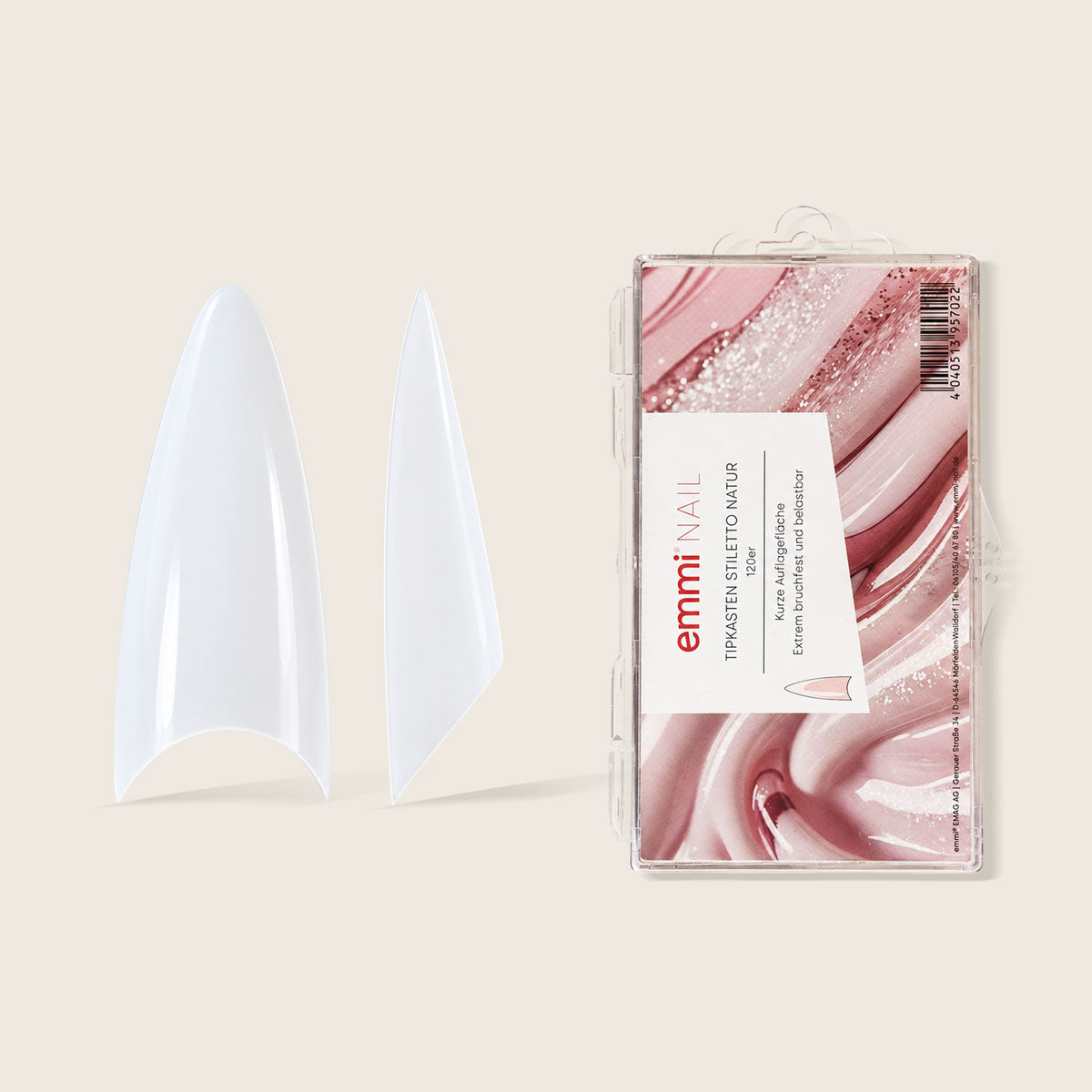 Tipkasten Stiletto Natur 120St.