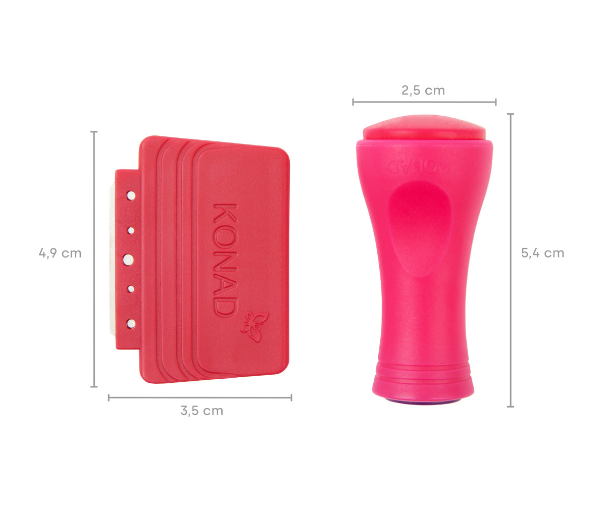 Set de tampons Konad 1 voie « rouge »