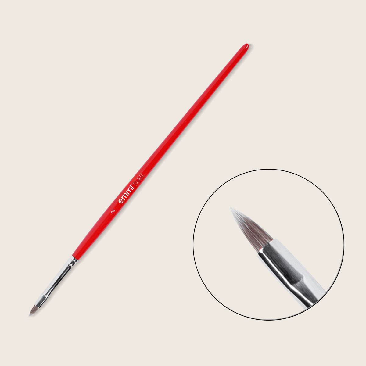 Emmi-Nail Gel-Pinsel Gr.2, Katzenzunge