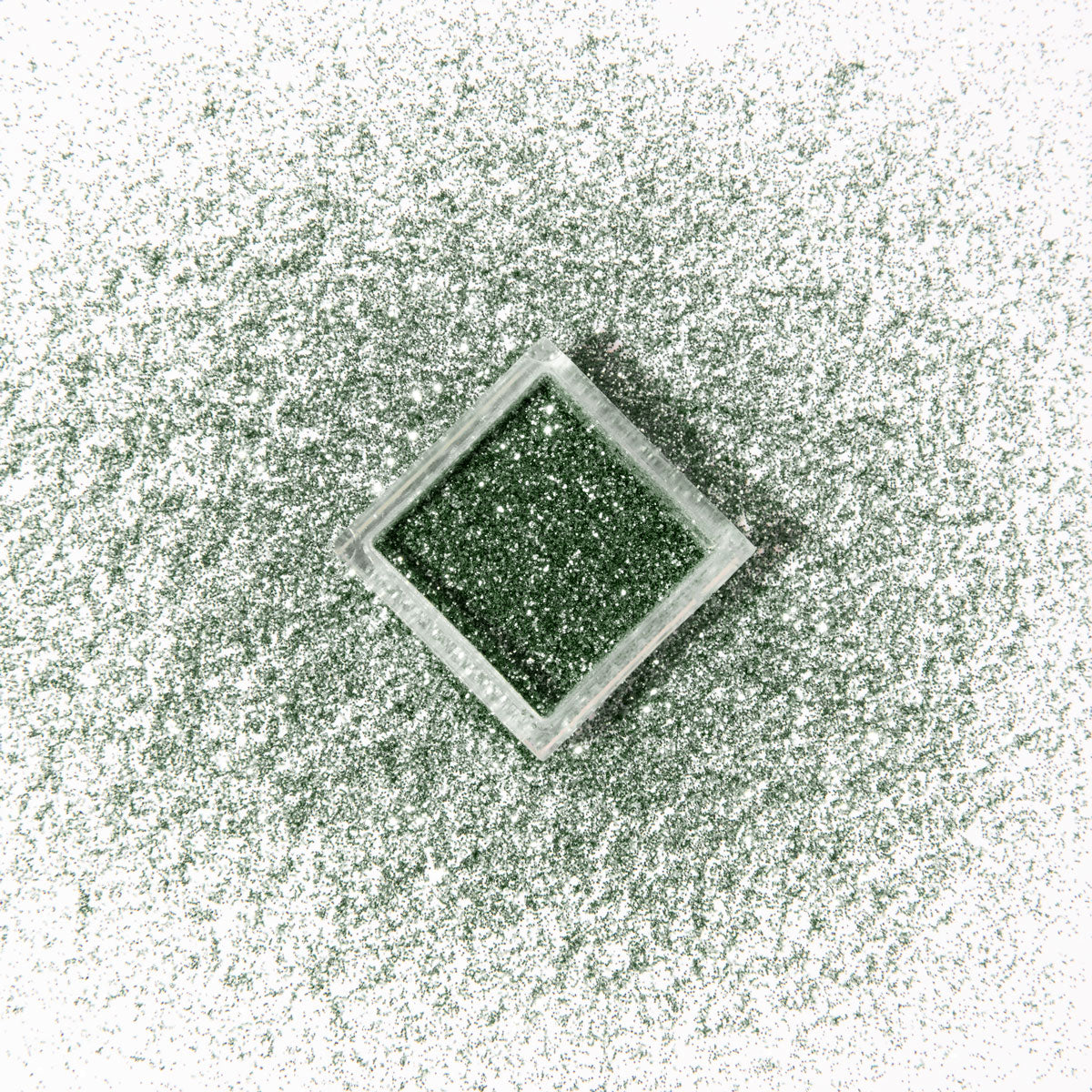 Glitterpuder khaki