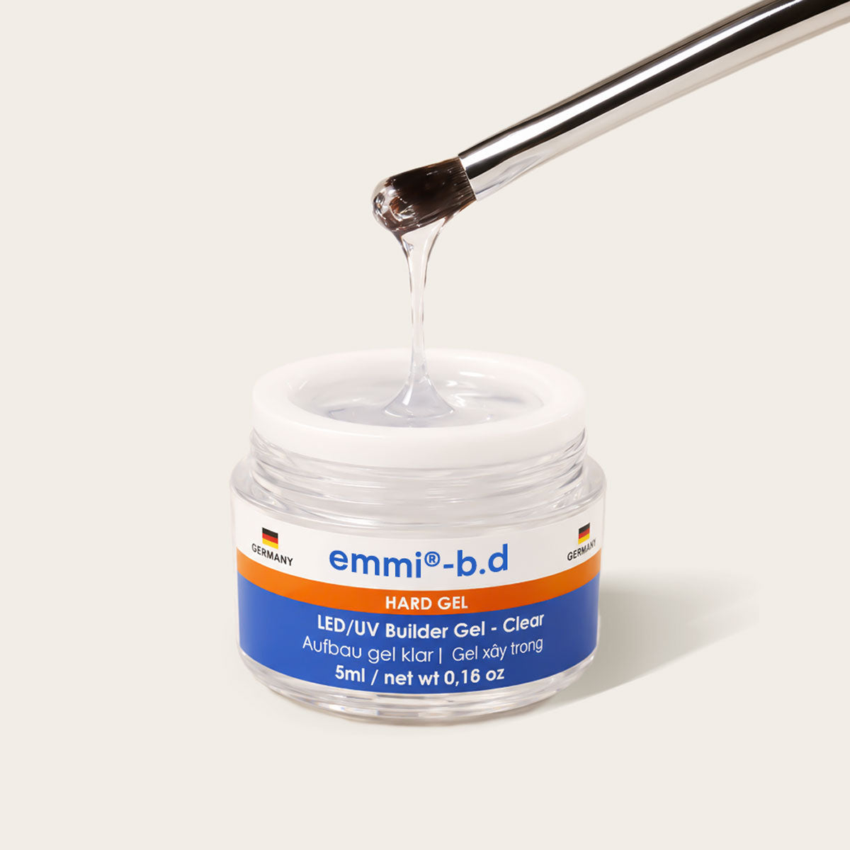 Emmi-b.d. UV/LED Hard Gel Builder Gel Clear