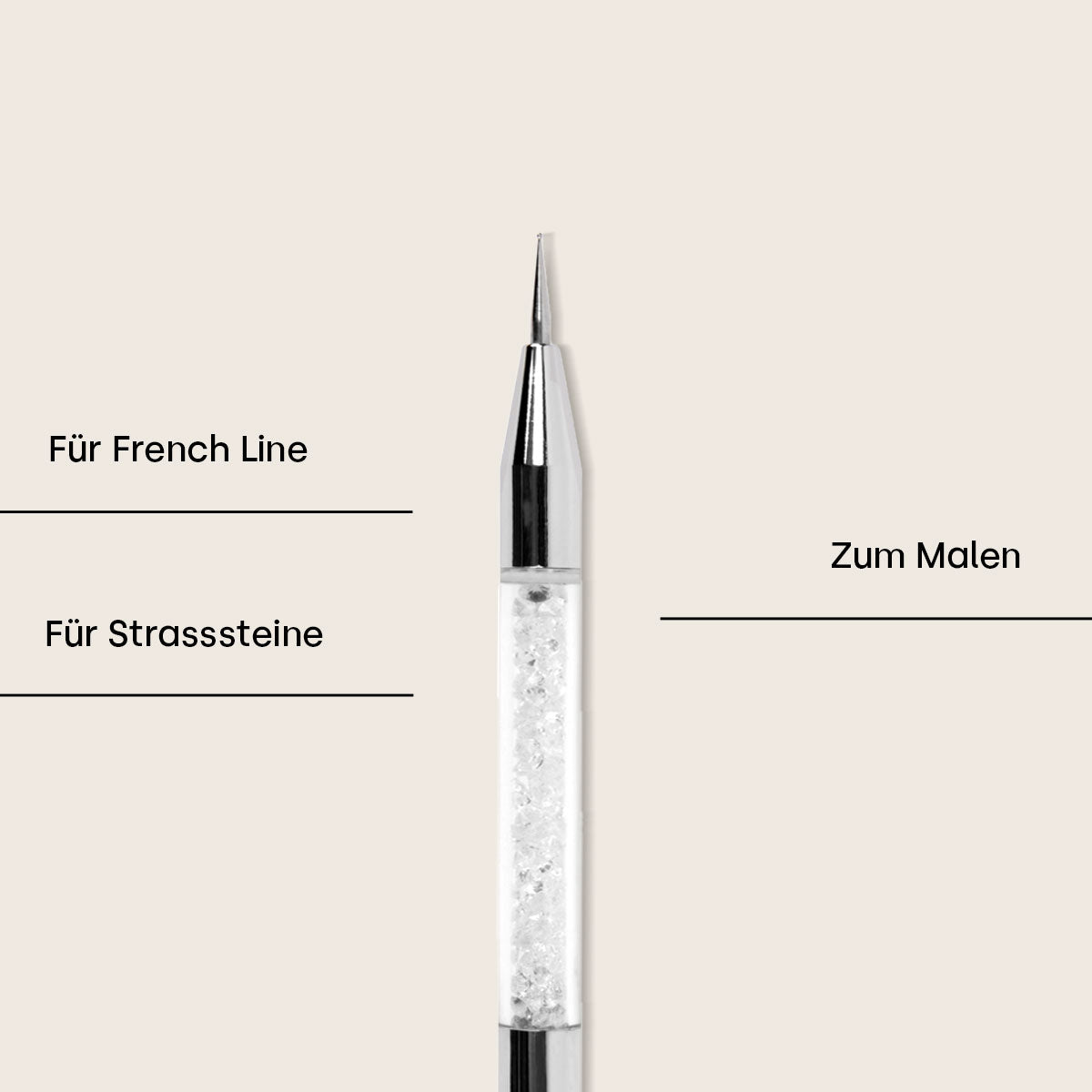 Emmi Nail Diamond dotting white