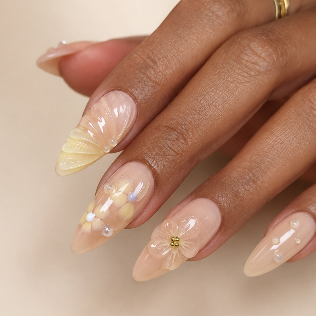 Gel de pâte à modeler Emmi-Nail 4D transparent 8 g -F399-