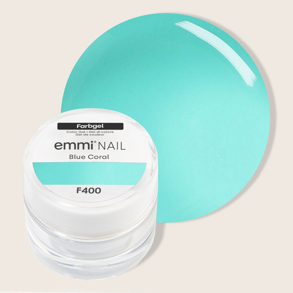 Emmi-Nail Farbgel Blue Coral 5ml -F400-