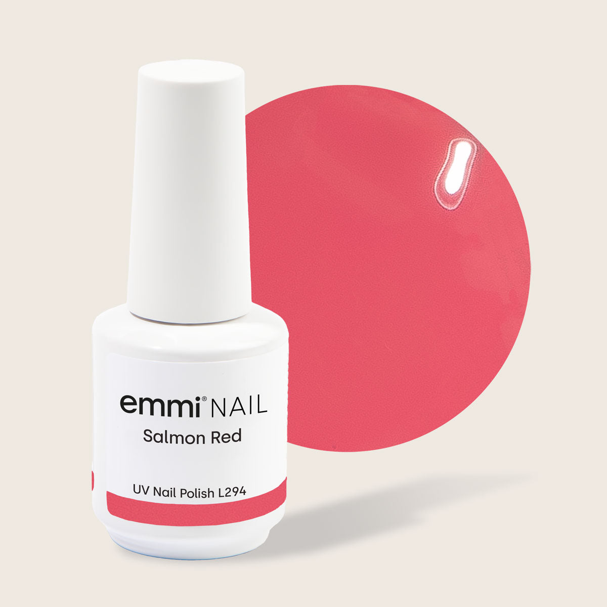 Shellac UV Polish Salmon Red 15ml -L294-