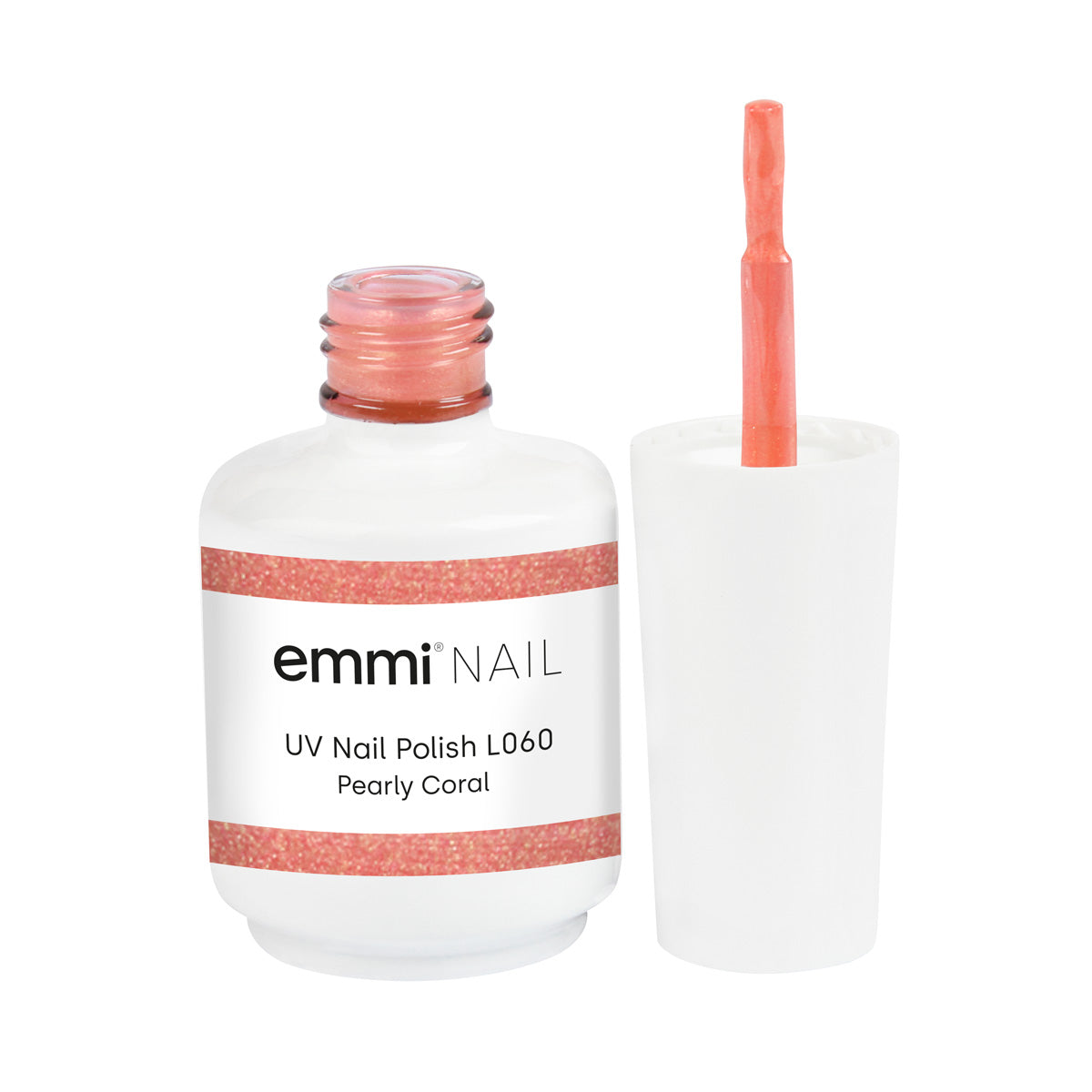 Shellac UV Polish Pearly Coral 15ml -L060-