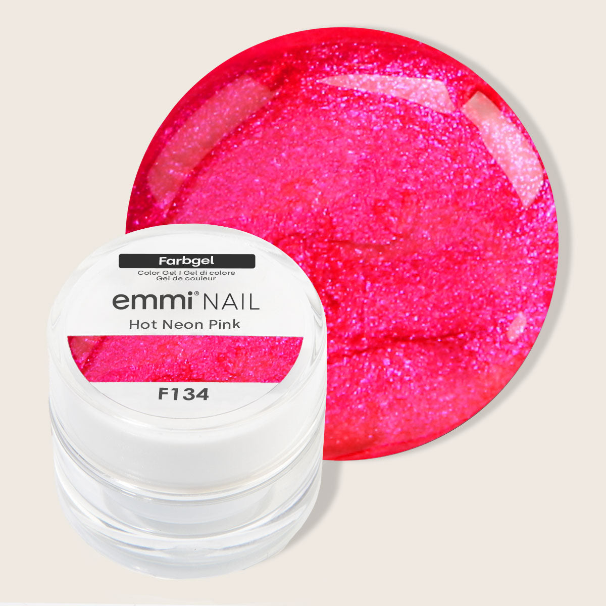 Emmi-Nail Farbgel Hot Neon Pink 5ml -F134-