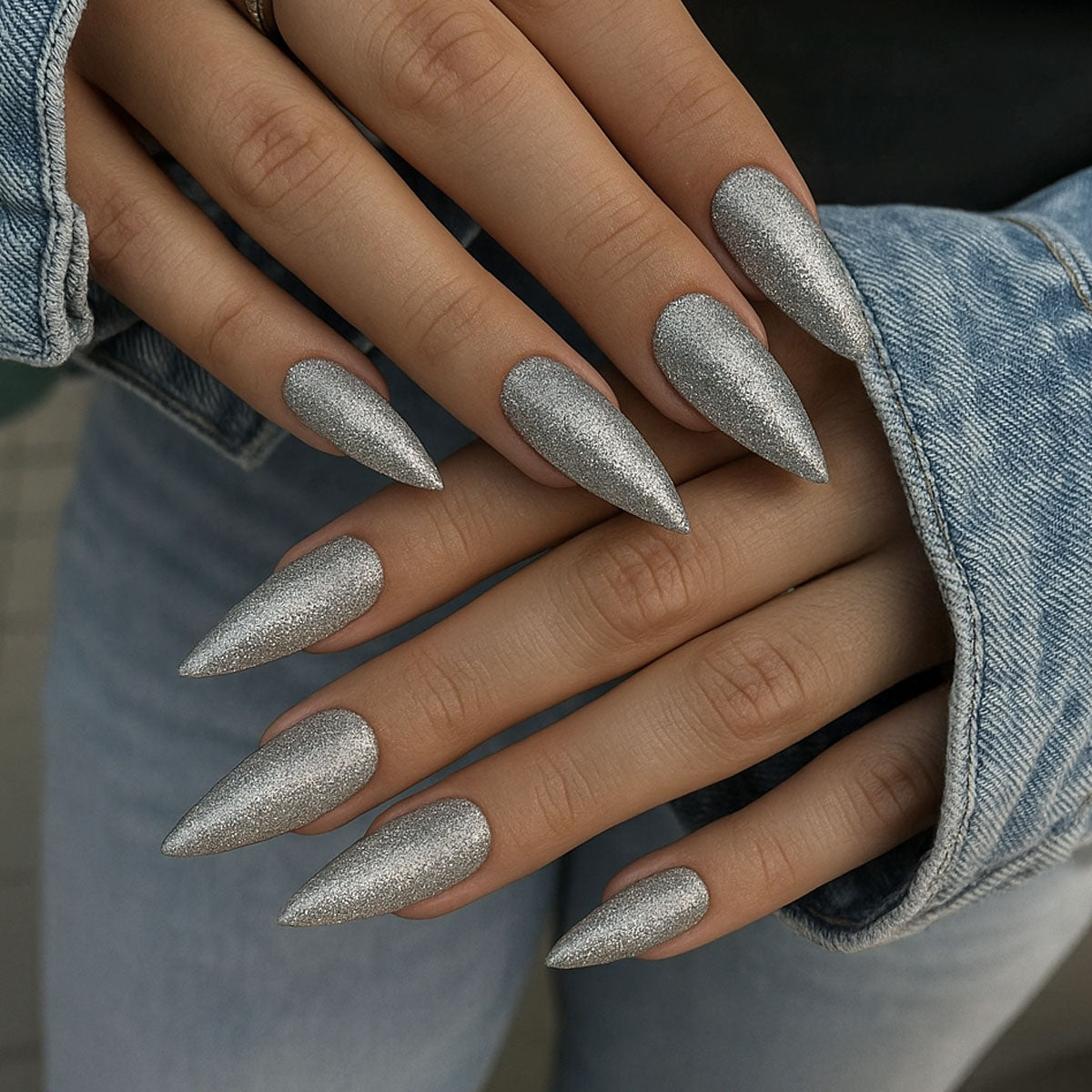 Emmi-Nail Color Gel Sparkling Silver 5ml -F146-