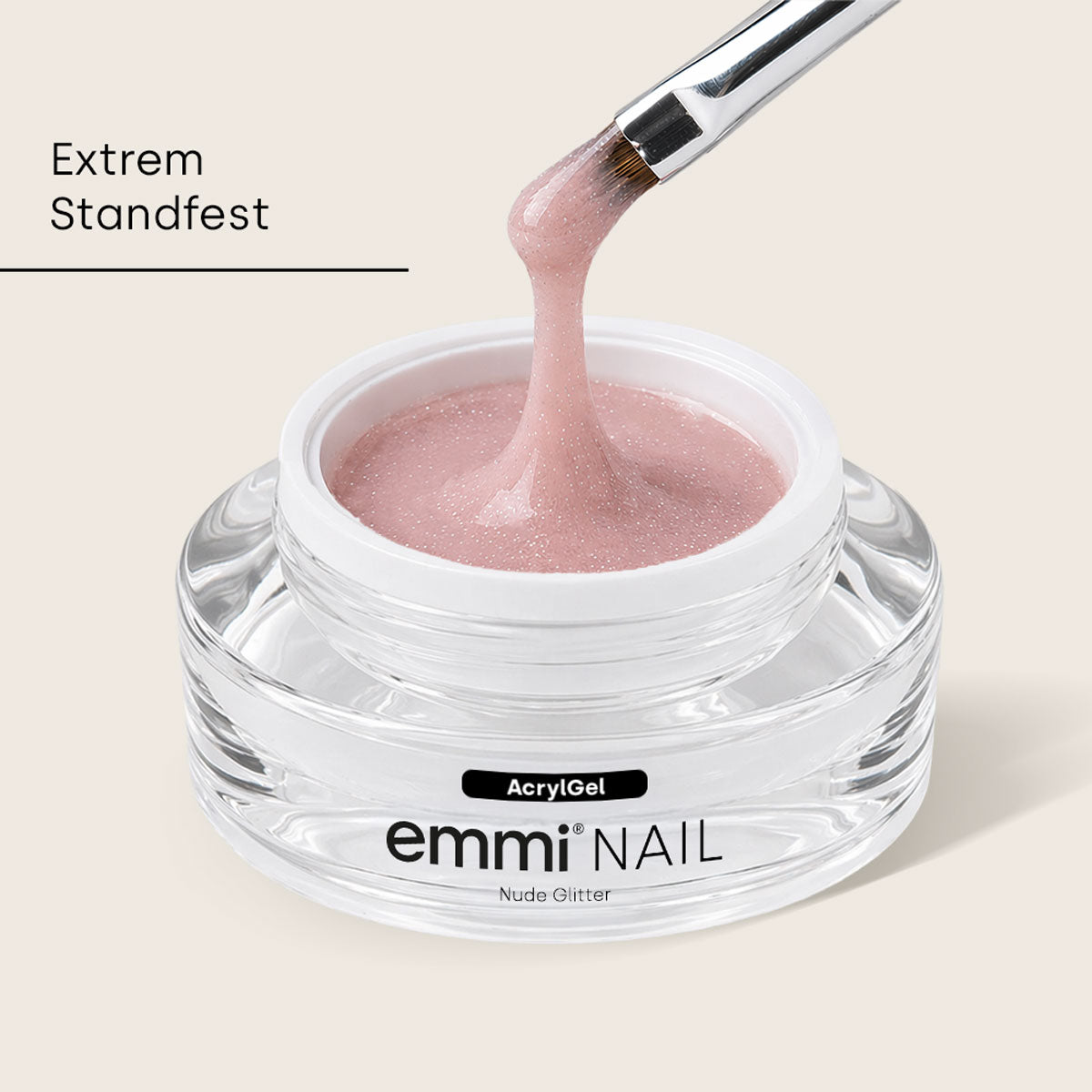 Emmi-Nail Acrylic Gel Nude Glitter 15ml
