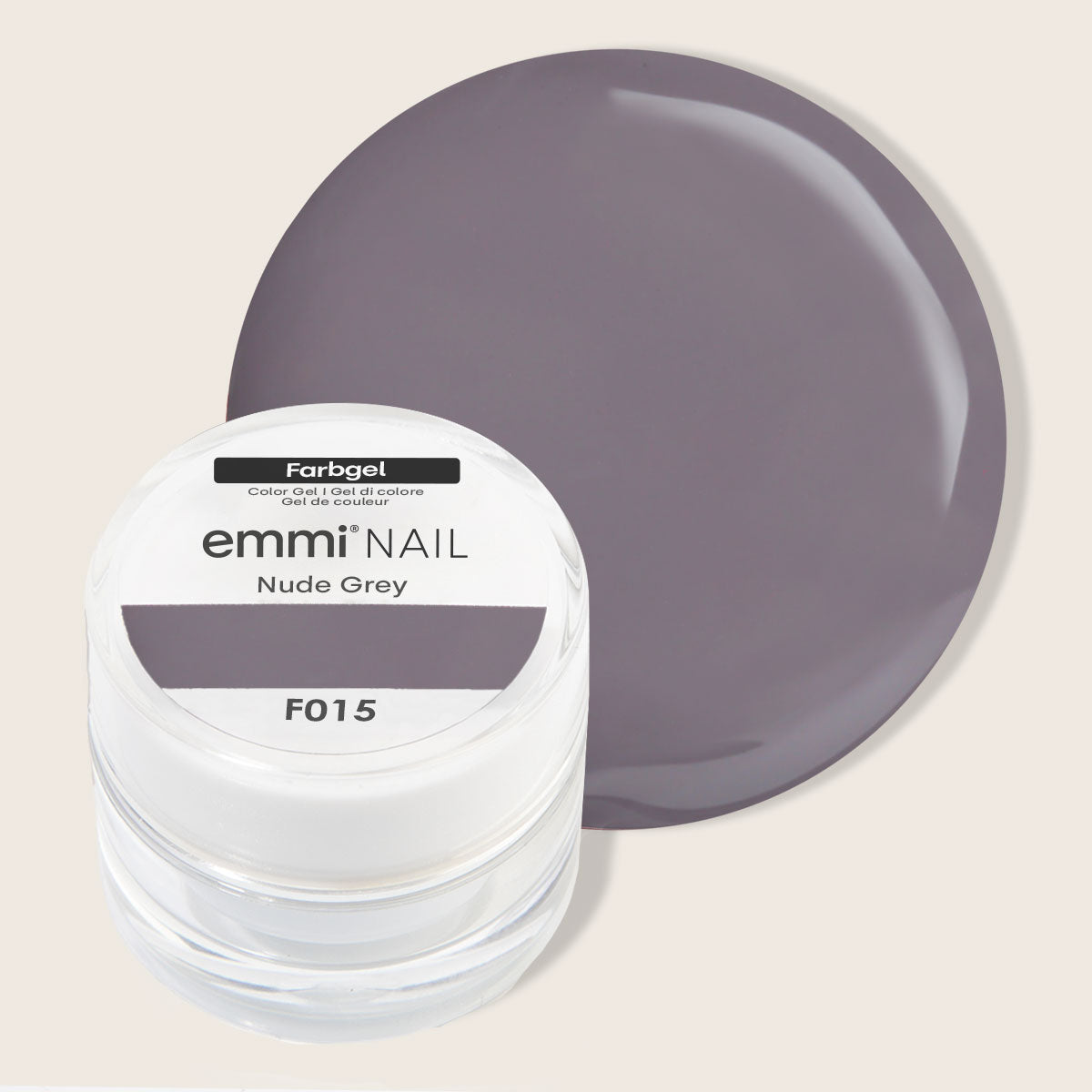 Emmi-Nail Farbgel Nude Grey 5ml -F015-