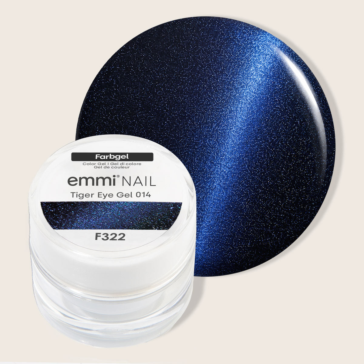 Emmi Nail Tiger Eye Gel 14 -F322-