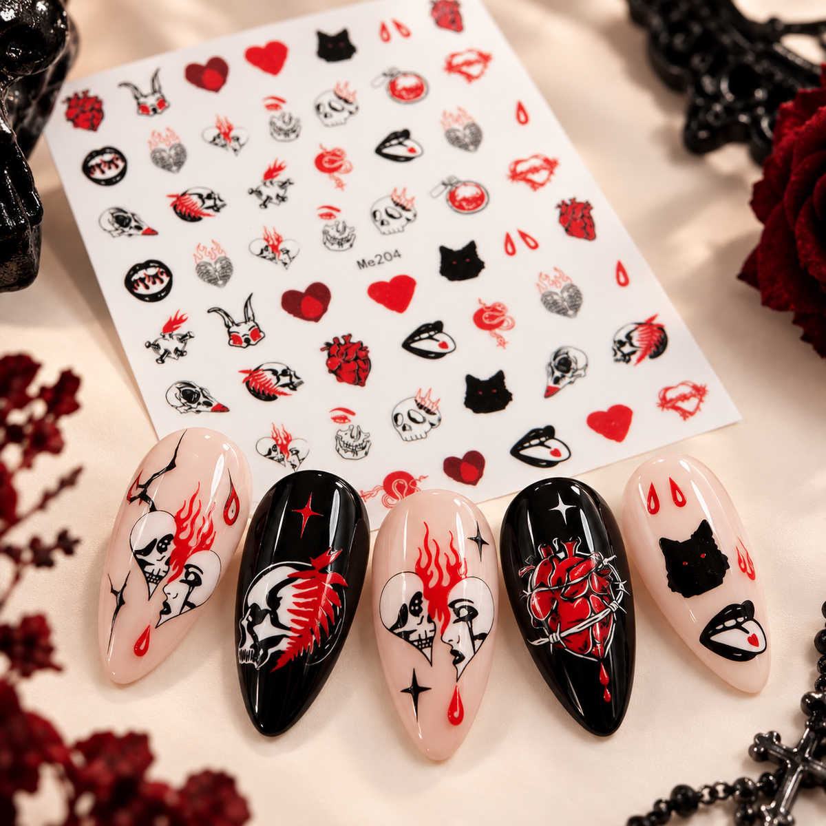 Emmi-Nail 3D Art Nail Sticker Halloween Devil