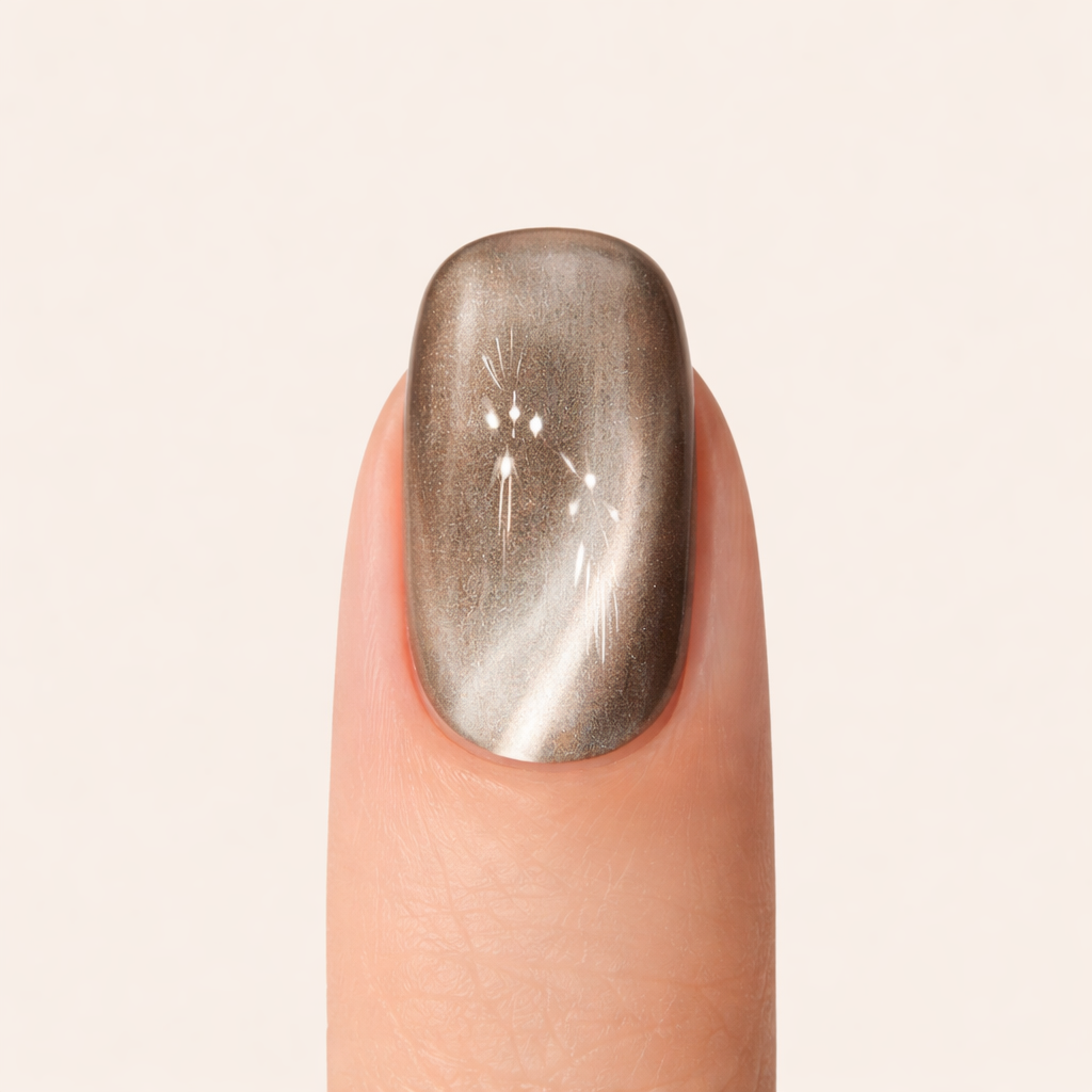 Shellac UV/LED varnish Magic Cat Eye Goldie -L559-