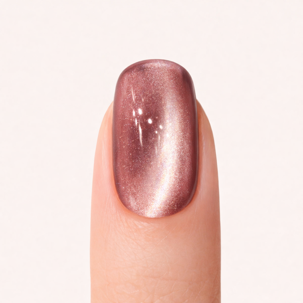 Shellac UV/LED varnish Magic Cat Eye Pearly Rose -L560-