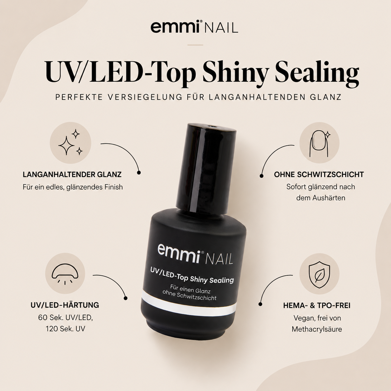 Emmi-Nail UV/LED Top Shiny Sealing 11ml