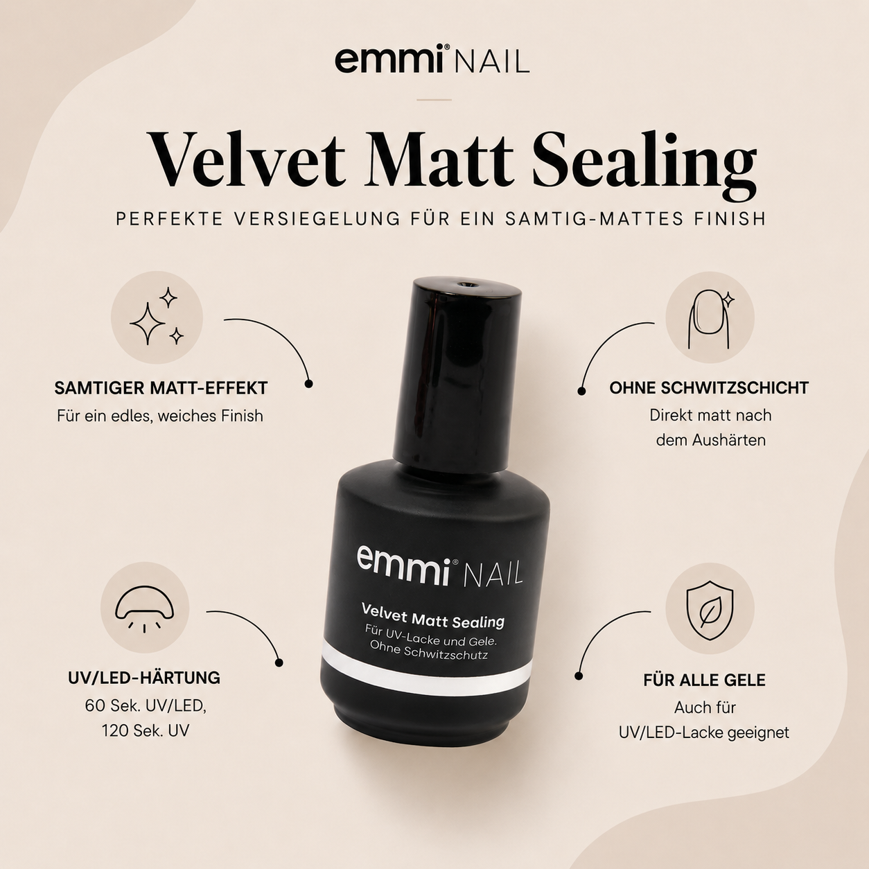 Emmi-Nail Sealing Velvet Matt 11ml