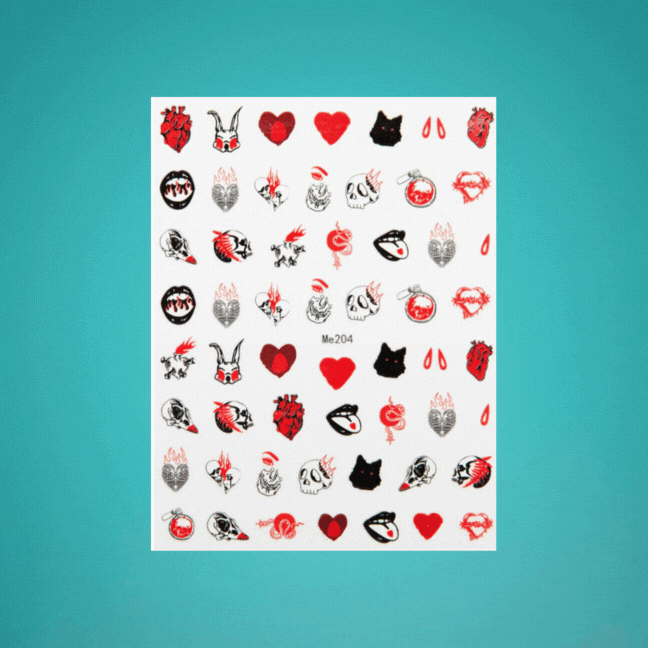 Emmi-Nail 3D Art Nail Sticker Halloween Devil