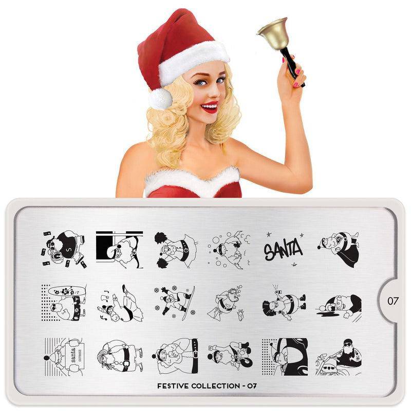 MoYou-London Schablone Festive 07