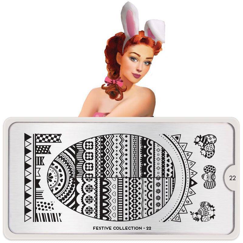 MoYou-London Schablone Festive 22