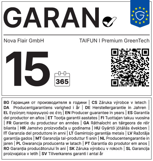Aspiratore professionale per polveri Taifun 1 Premium Greentech