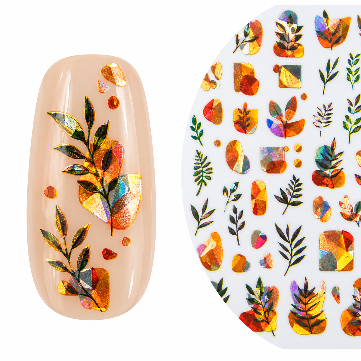 Holo Laser Sticker Autumn