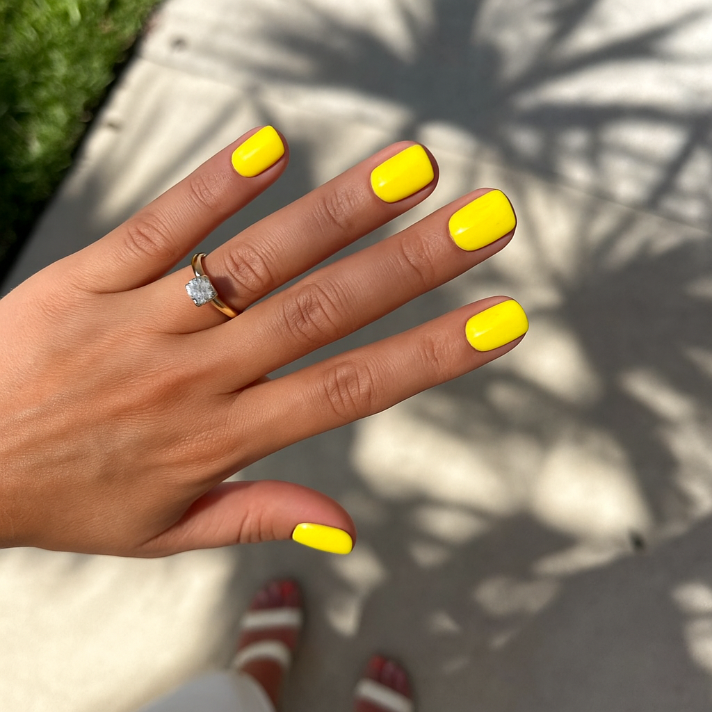 Shellac UV Polish Lemon 15ml -L372-