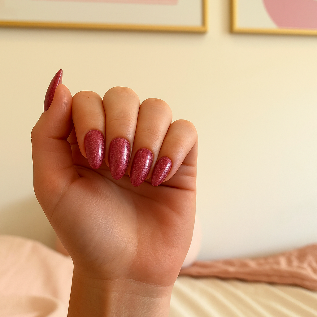 Shellac UV Polish Metallic Blush 15ml -L385-