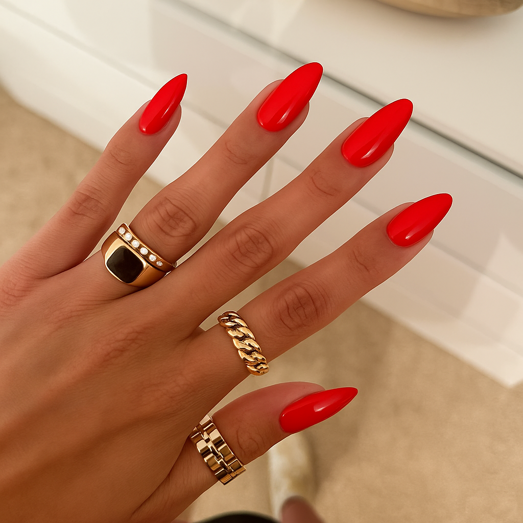 Emmi-Nail Color Gel Neon Red 5ml -F049-