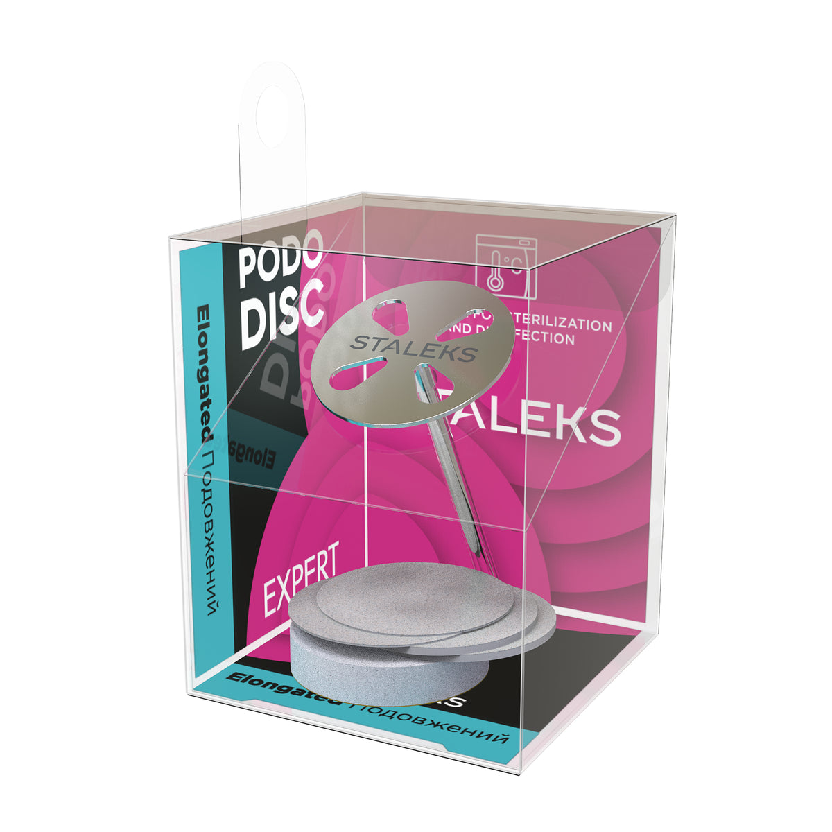 Staleks EXPERT PODODISC M Pediküre-Scheibe mit Wechselfeilen 180er Körnung 5 Stk. (20 mm)