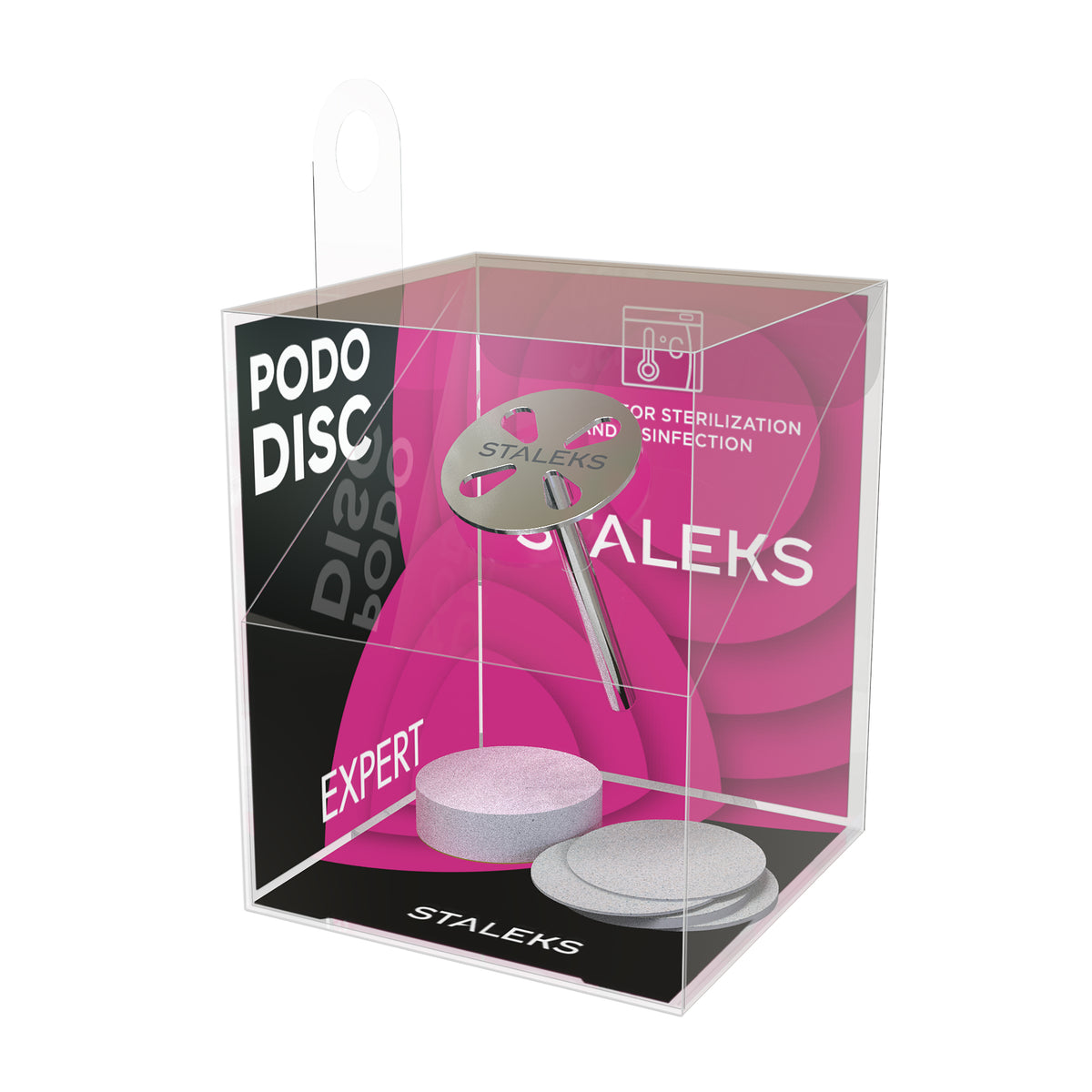 Staleks EXPERT PODODISC S Pediküre-Scheibe mit Wechselfeilen 180er Körnung 5 Stk. (15 mm)