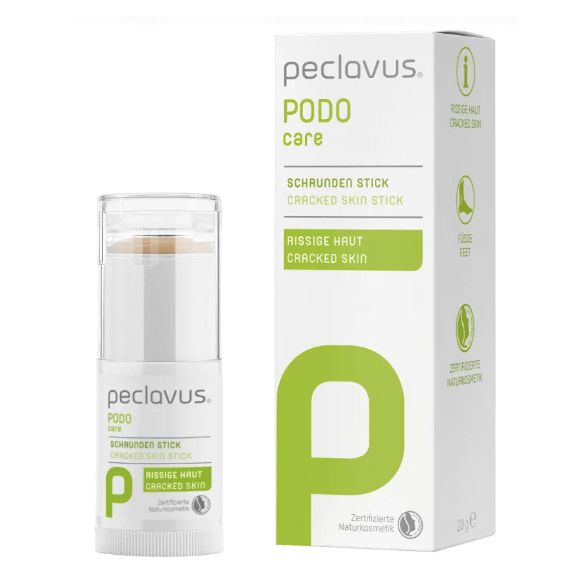 RUCK peclavus PODOcare Schrunden Stick, 23 g