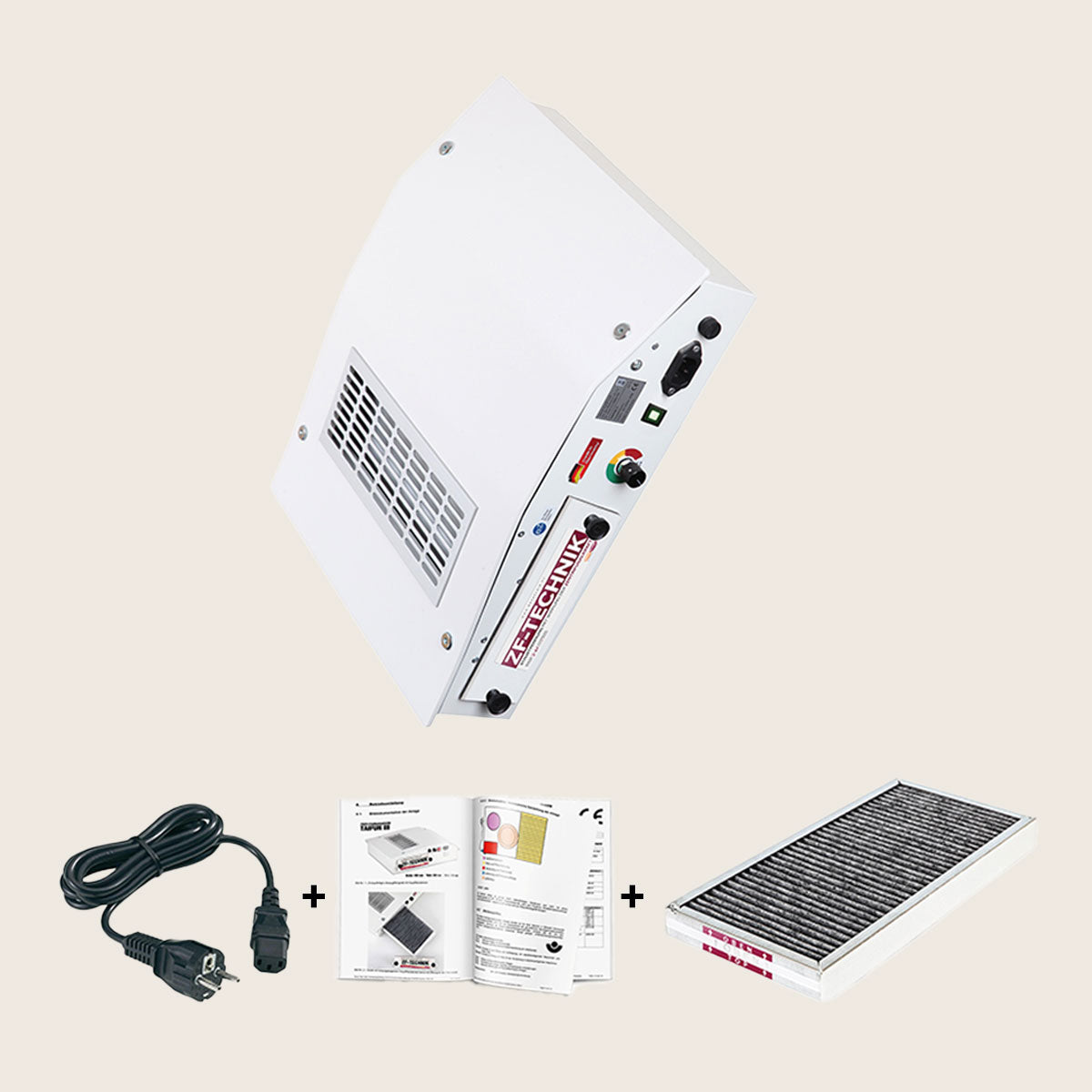 Mobile Auftisch-Staubabsaugung Taifun 3 GreenTech