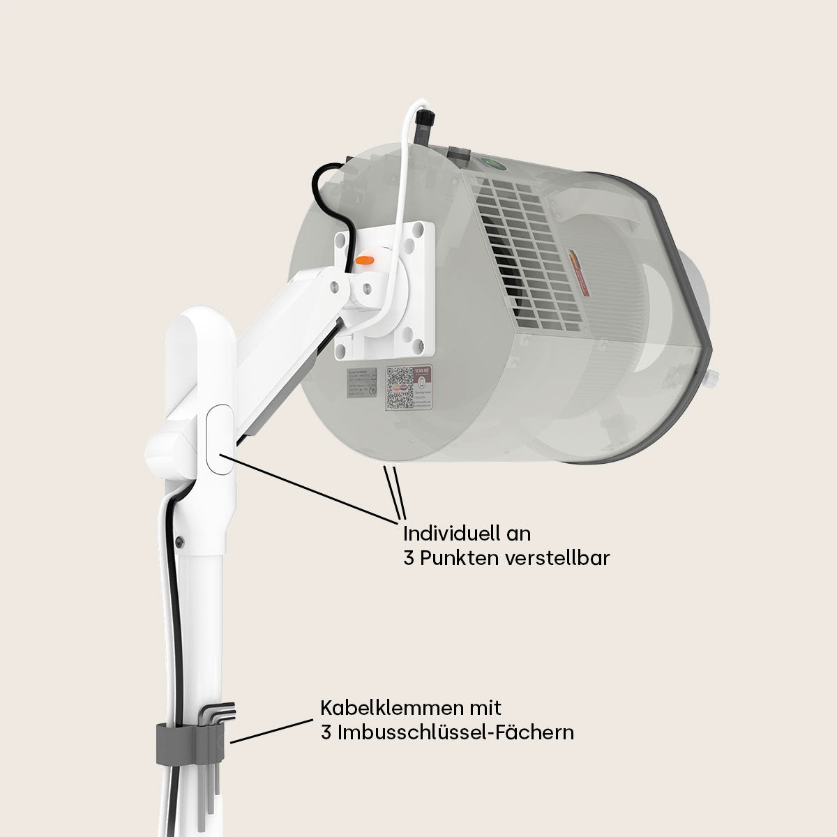 Standfuß rollbar für Taifun Pedicure
