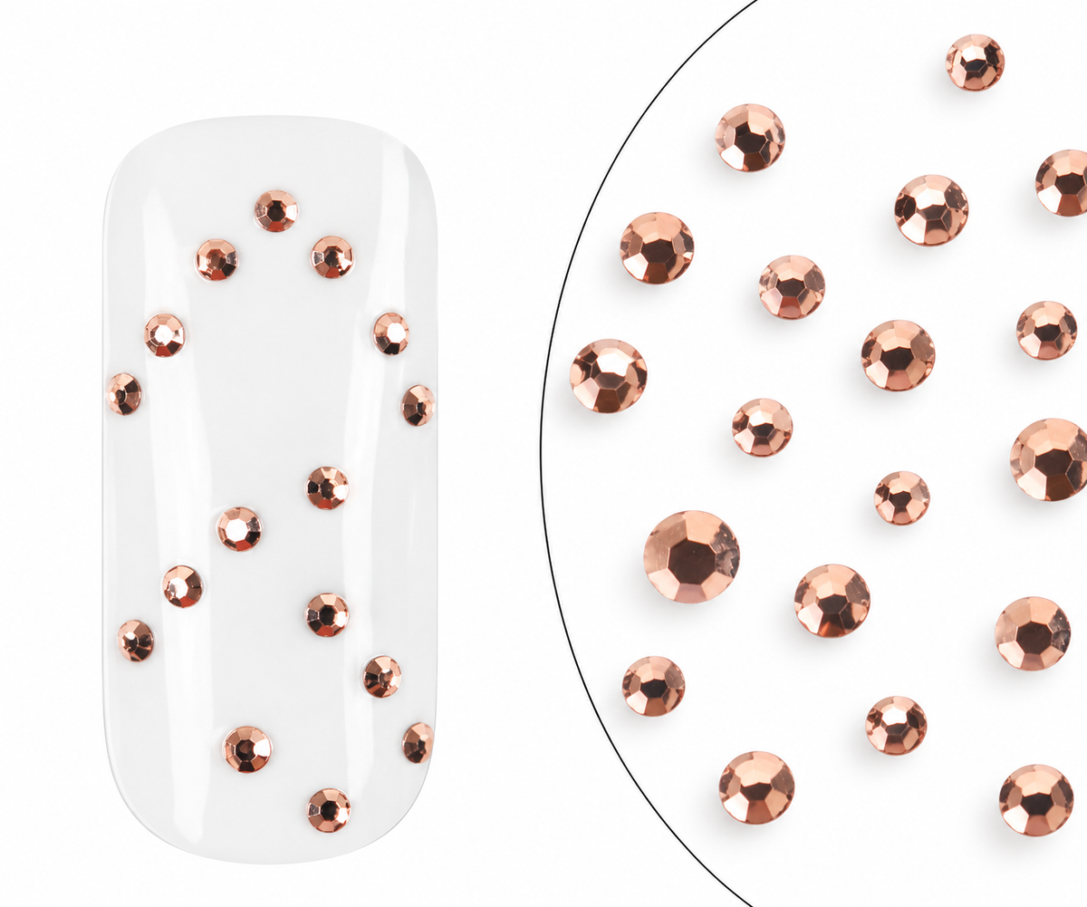 Rhinestones SS3 Rose Gold