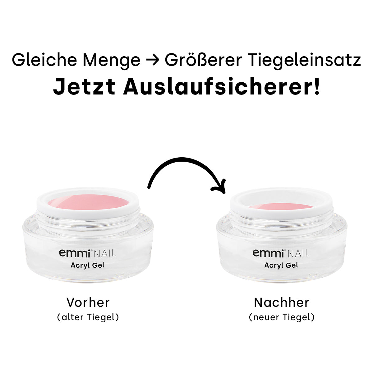 Emmi-Nail Acryl Gel Soft Rosé 15ml - neue Rezeptur