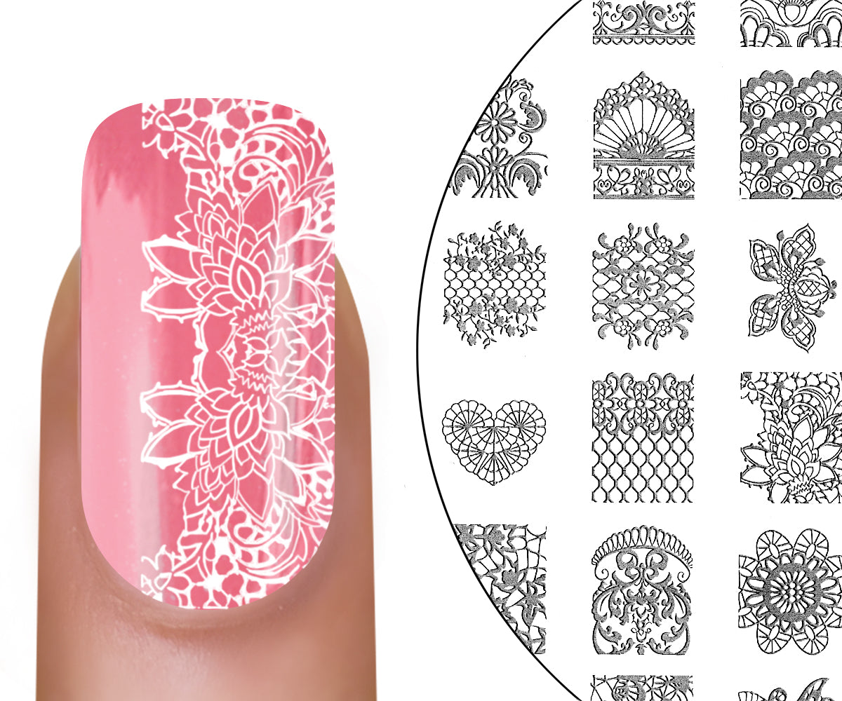 Pochoir d'estampage MoYou-London Bridal 06