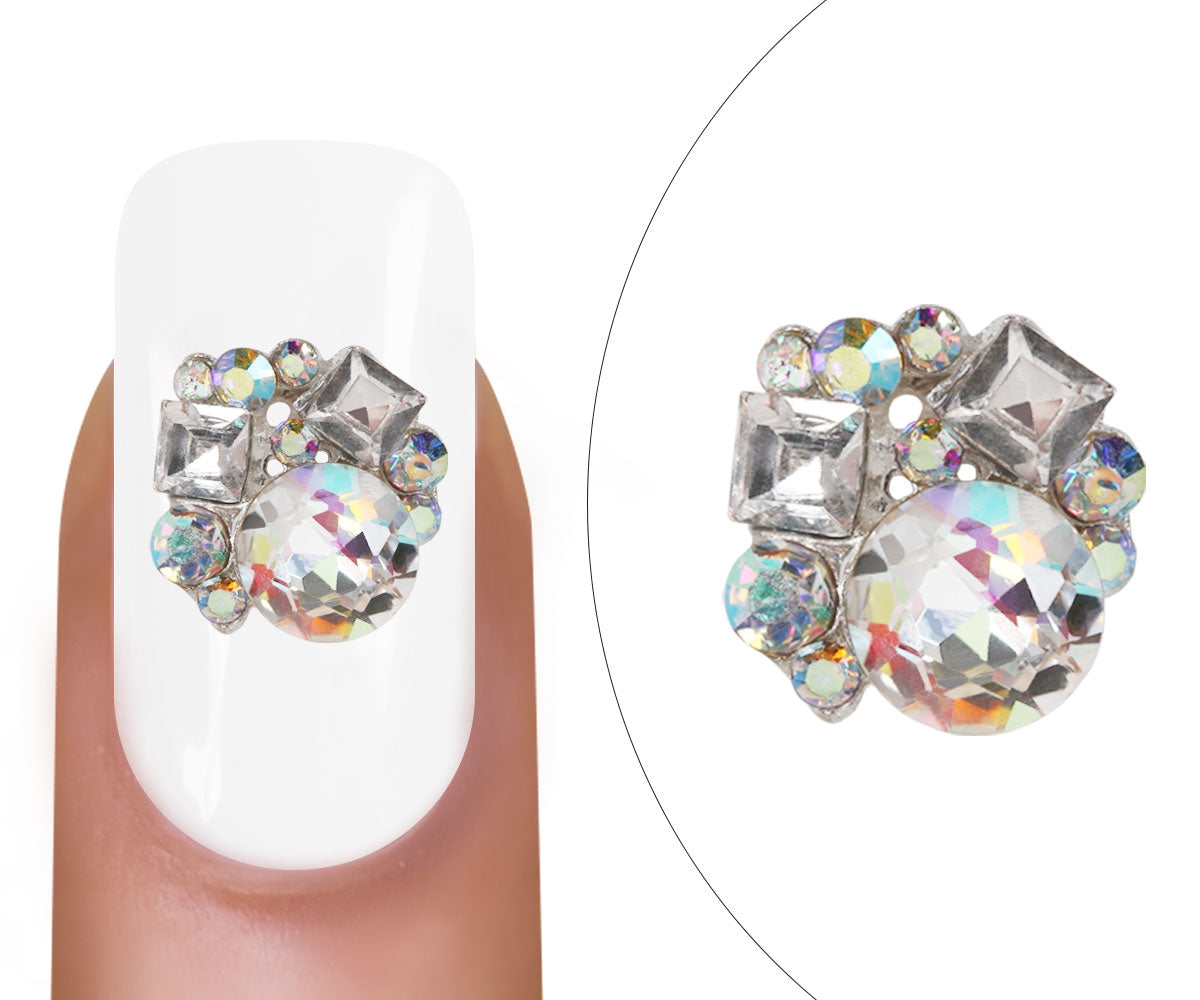 Nail Charm Brosche Crystal AB