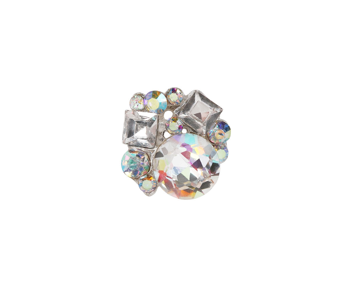 Nail Charm Brooch Crystal AB