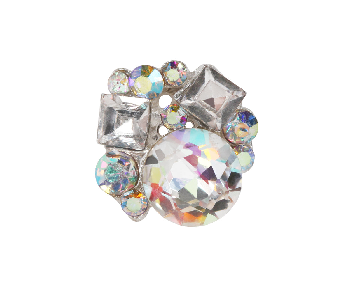 Nail Charm Brooch Crystal AB