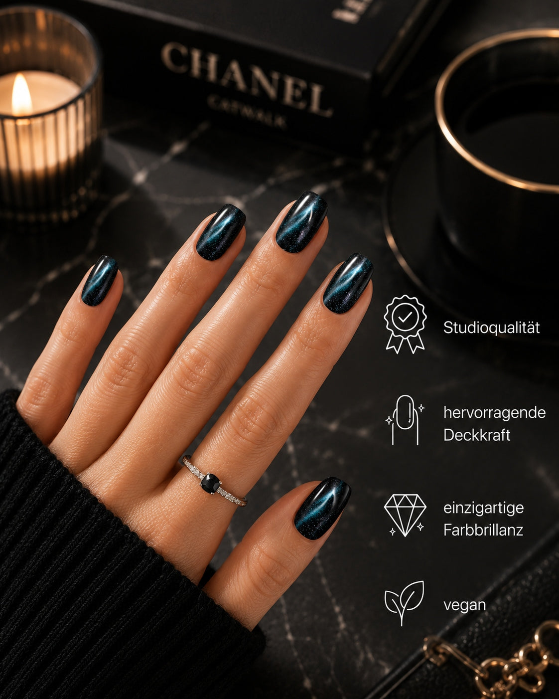 Gel œil de chat Emmi Nail 5D 004 -F328- 5 ml