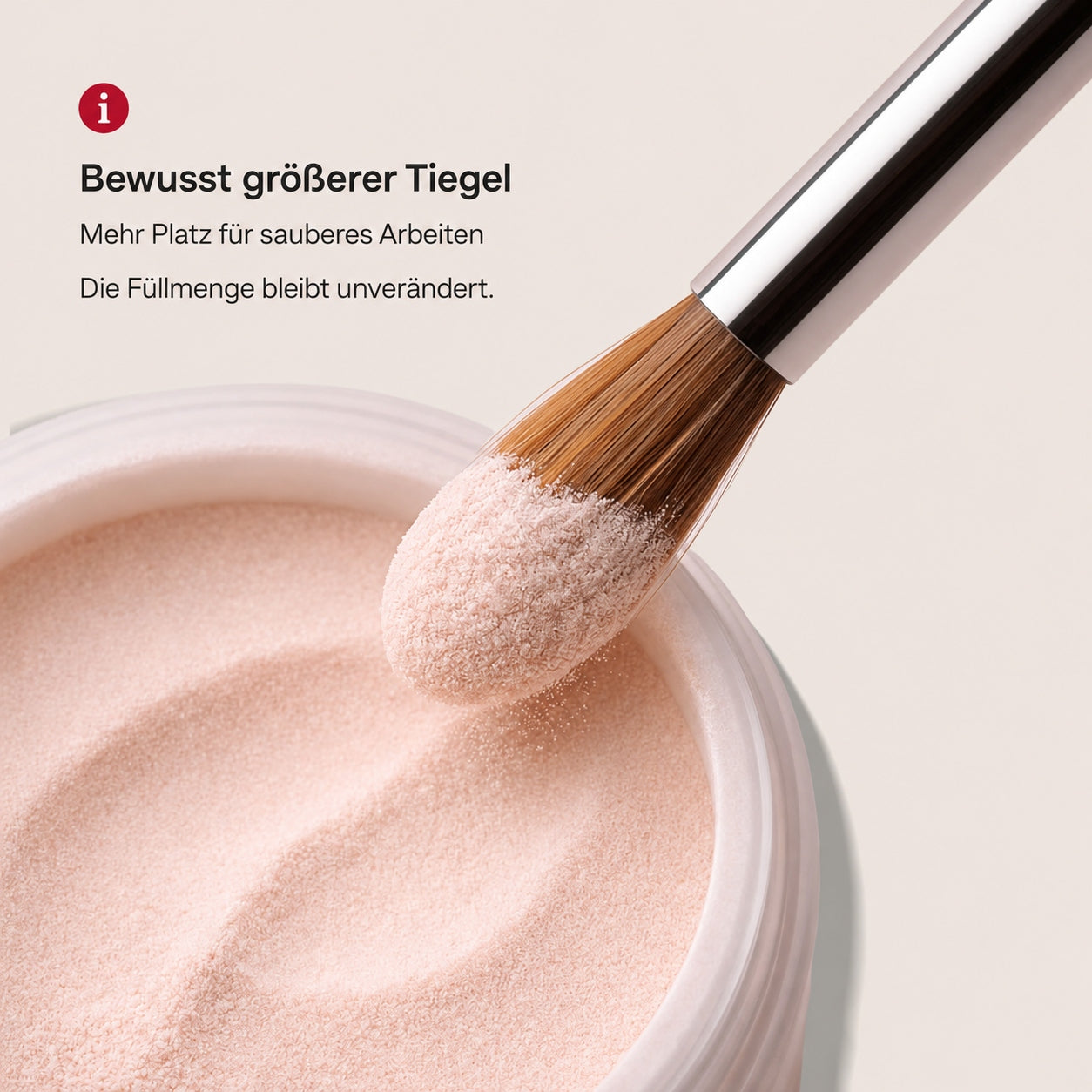 Acryl-Pulver Pastell Apricot