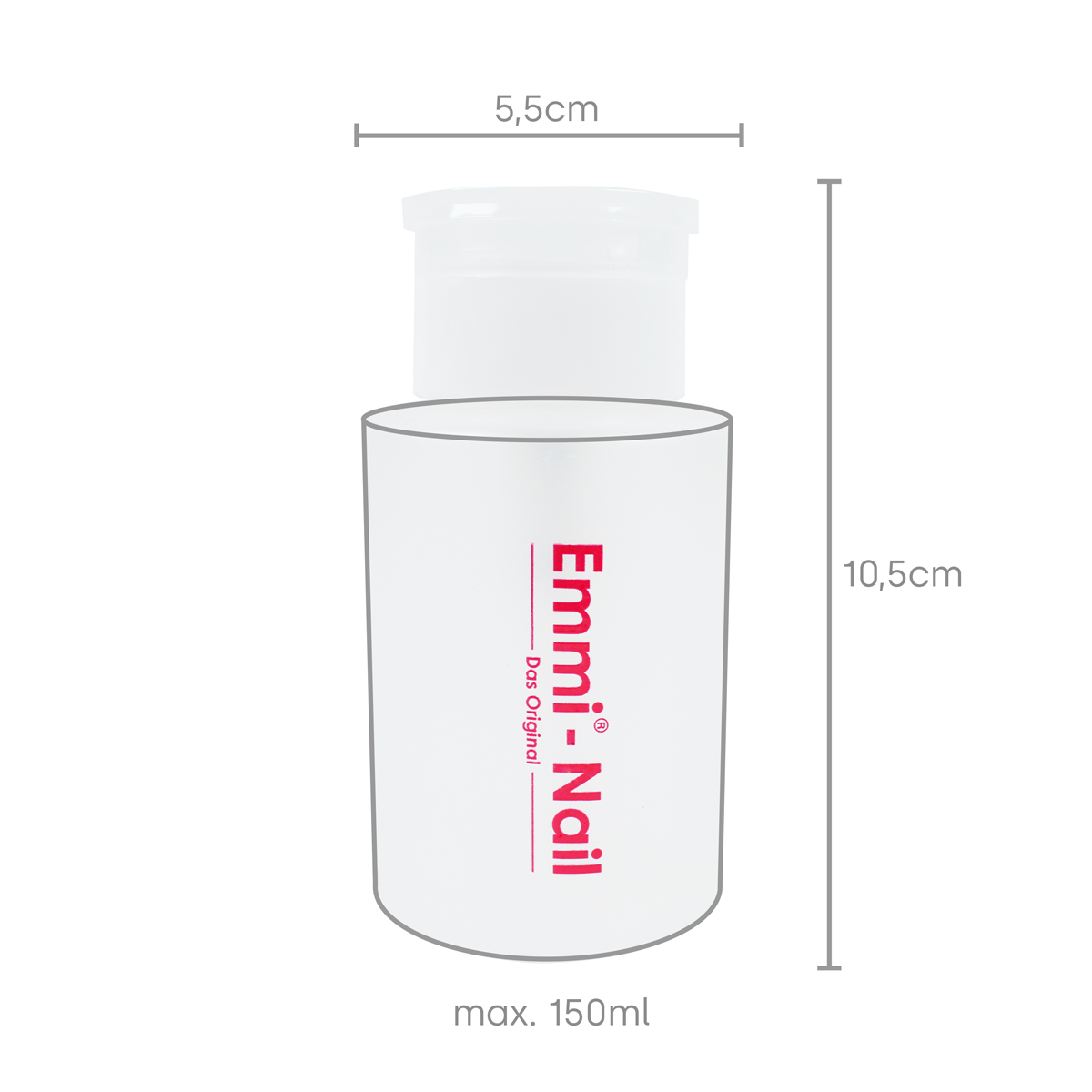 Empty dispenser 150ml "white"