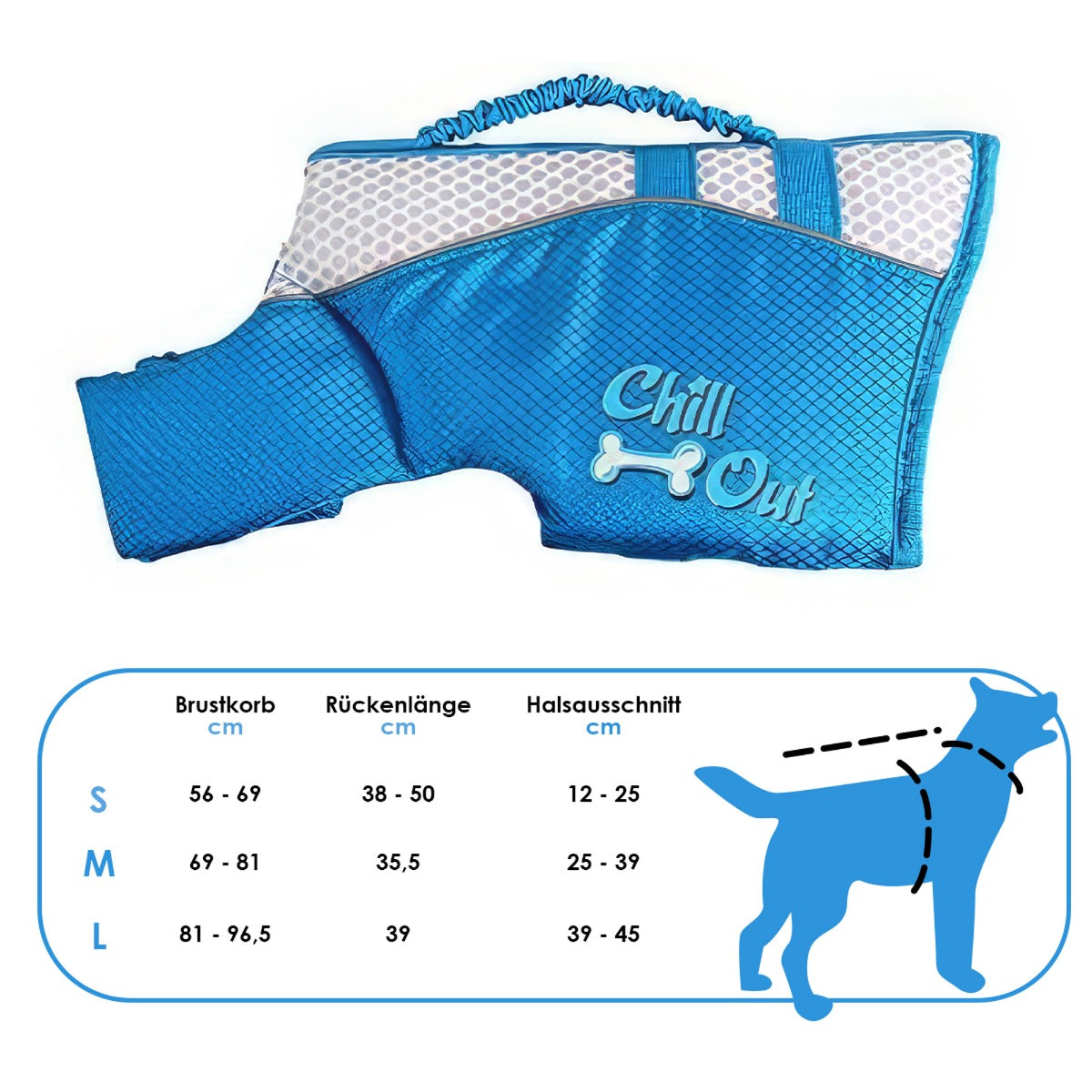 Schwimmweste für Hunde Gr. S