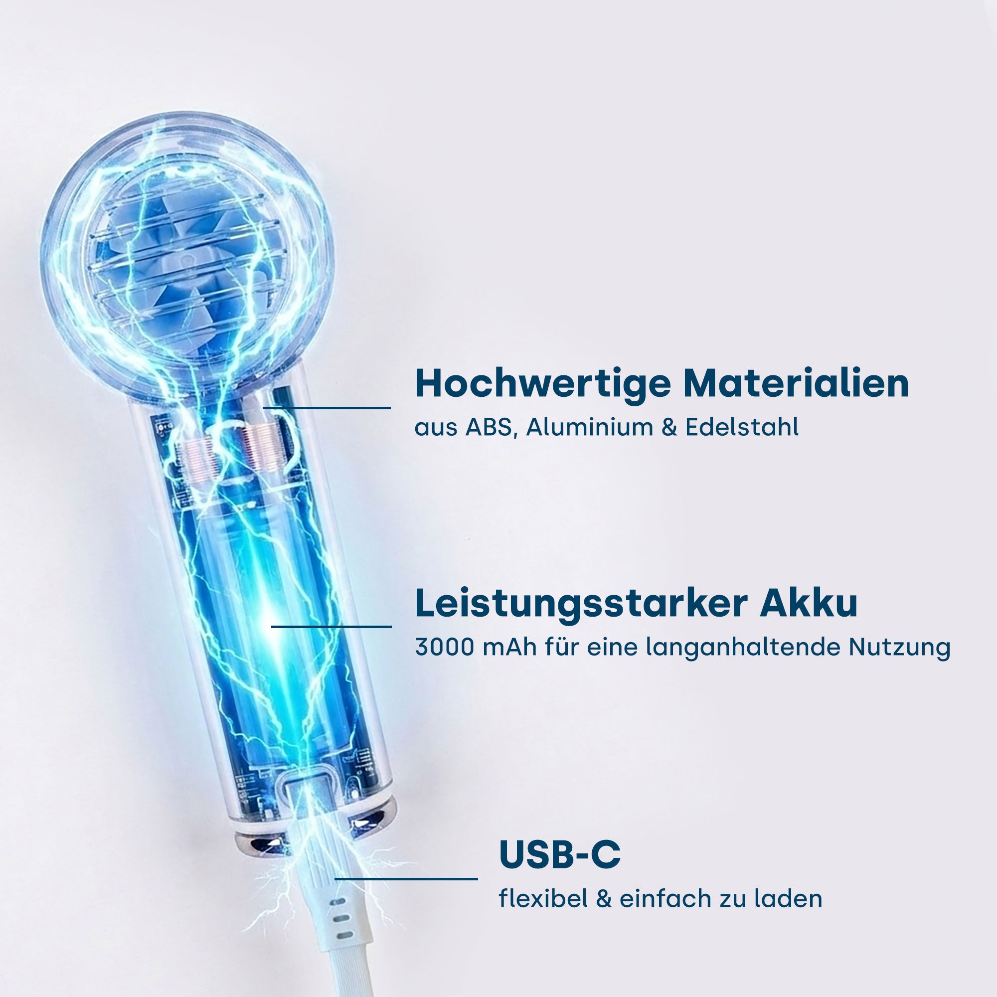 Mini-ventilateur Emmi-Air avec fonction rafraîchissante